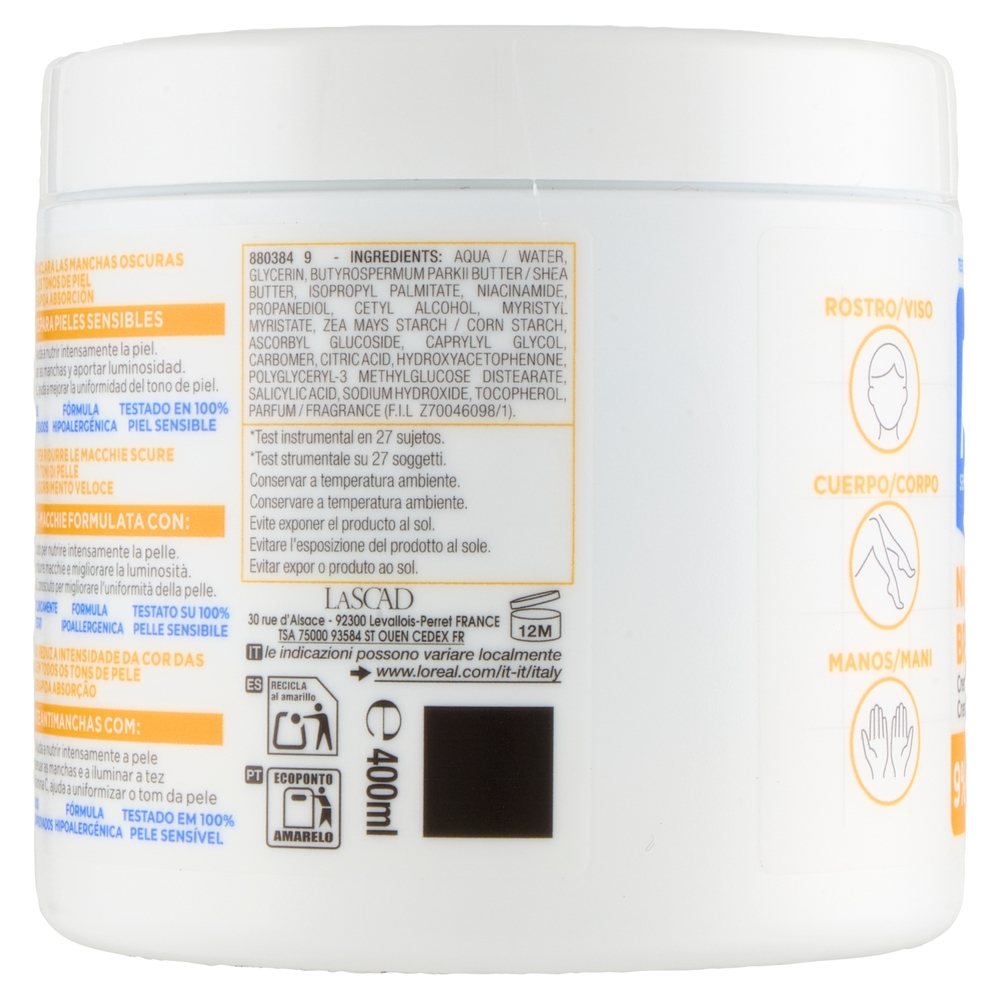 Mixa Niacinamide Bright Crema idratante anti-macchie 400 ml